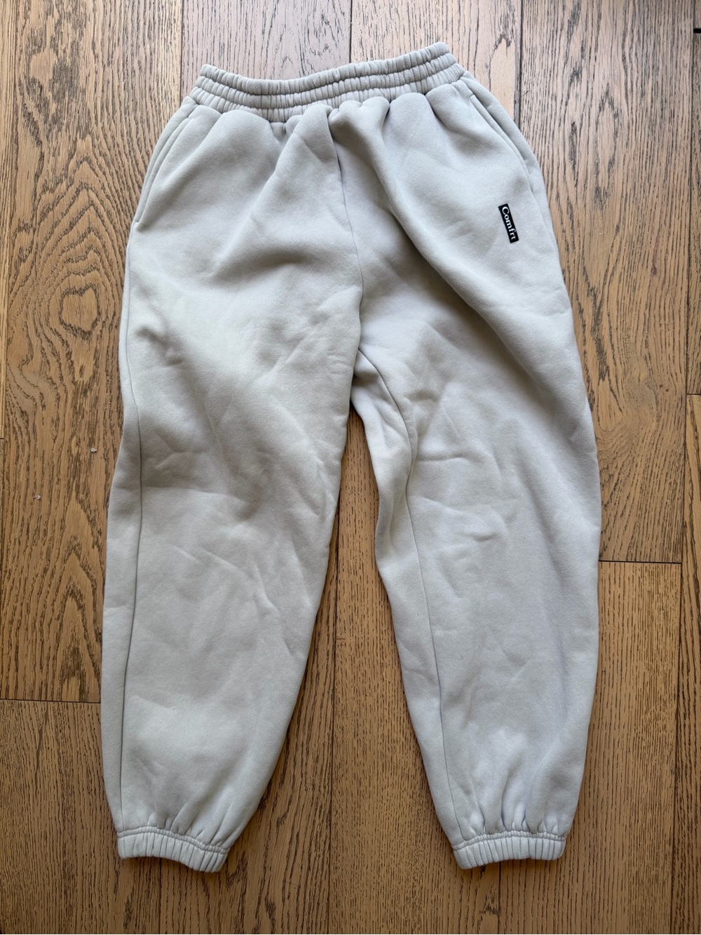 Comfrt Kids Unisex Signature Sweatpants w/ Pockets in Lt Gray Size XL